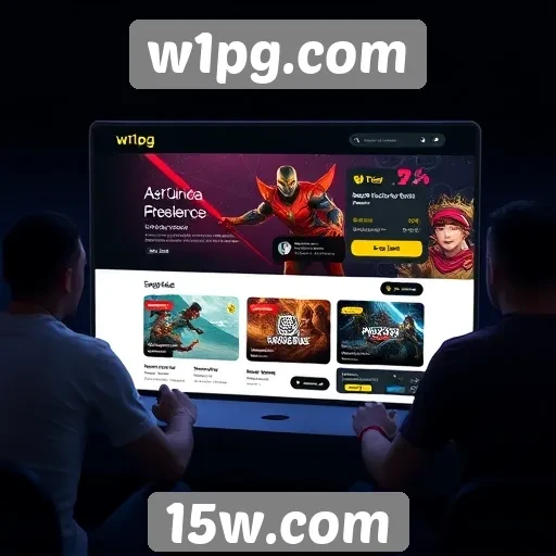 Análise da interface do w1pg.com para jogadores